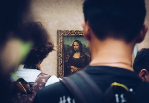 Louvre Mona Lisa drukte