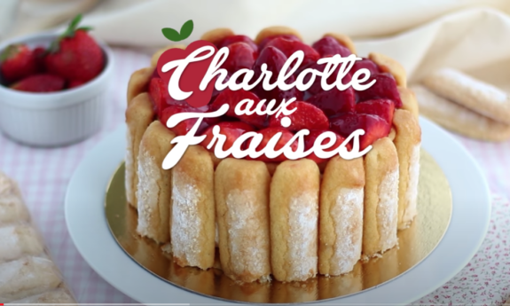 charlotte aux fraises aardbeientaart