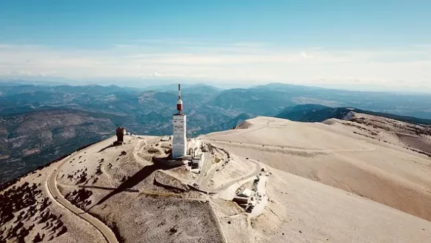Mont Ventoux luchtfoto