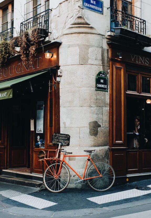 straat in de Marais