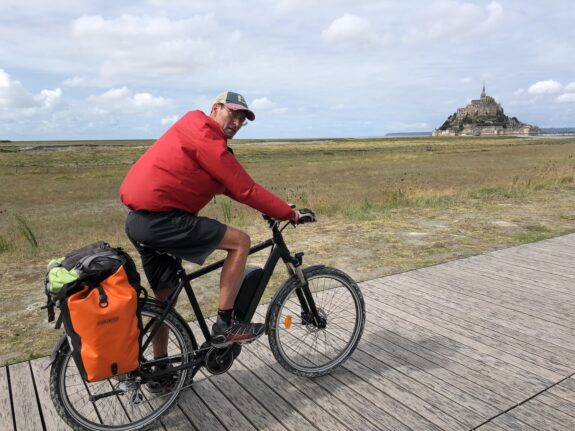 veloscenie laaste kilometers St Michel