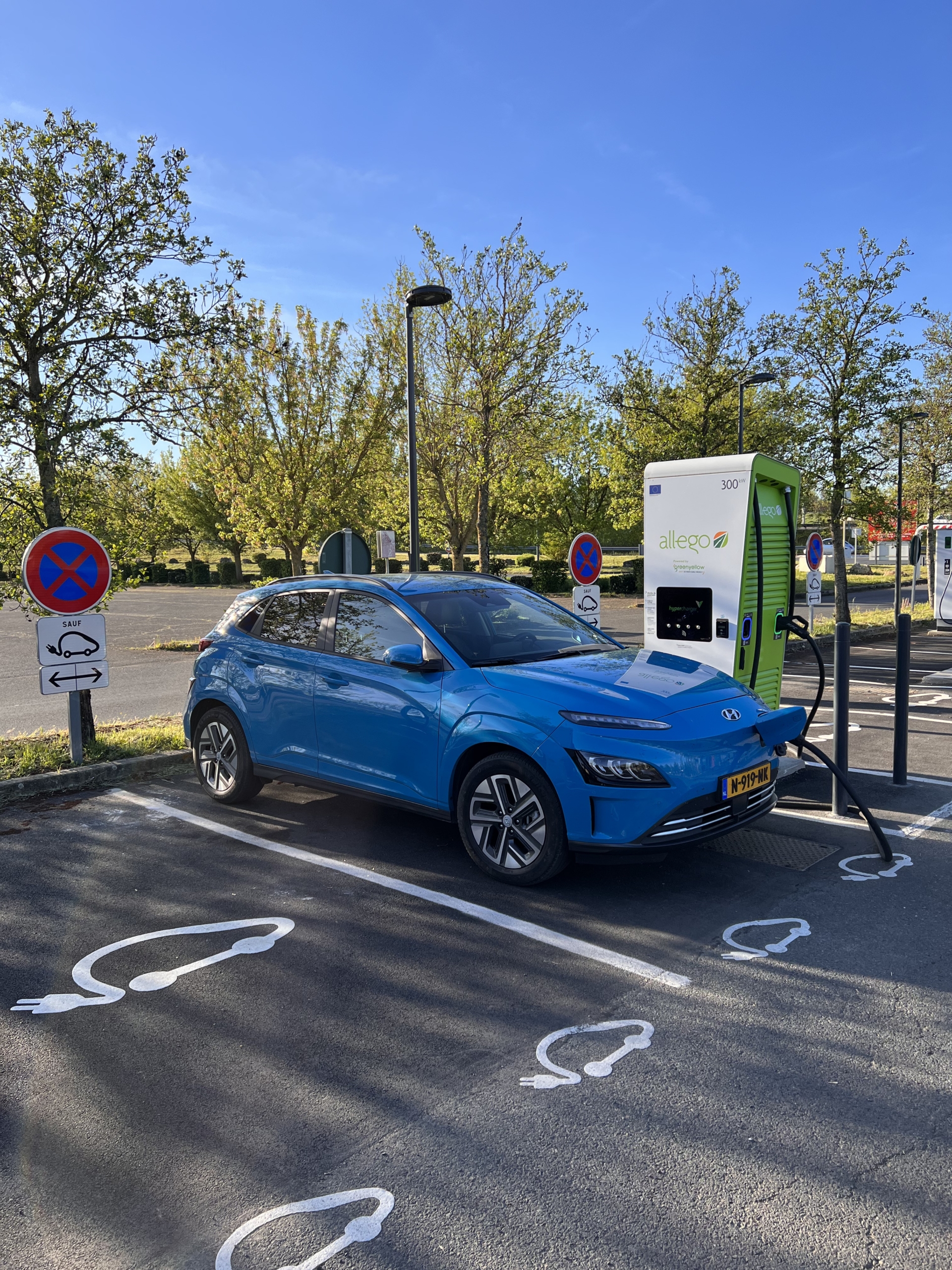 elektrisch rijden in Frankrijk-supercharger