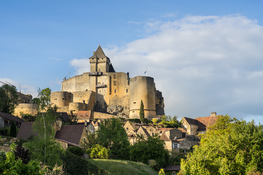 kasteel van Castelnaud in de Perigord