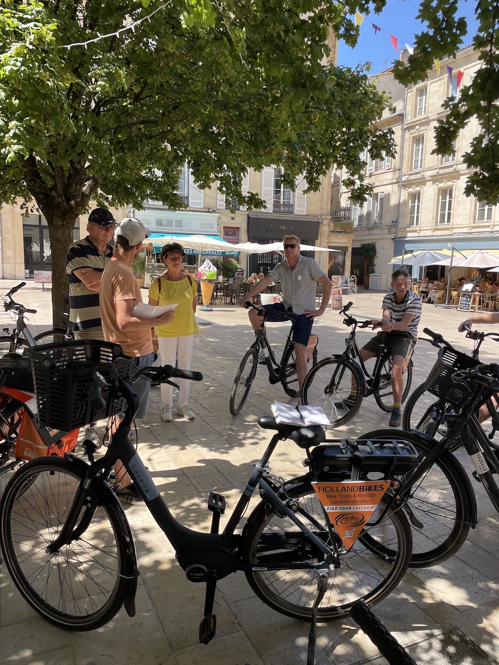 Nederlandse rondleiding op de fiets in Bordeaux