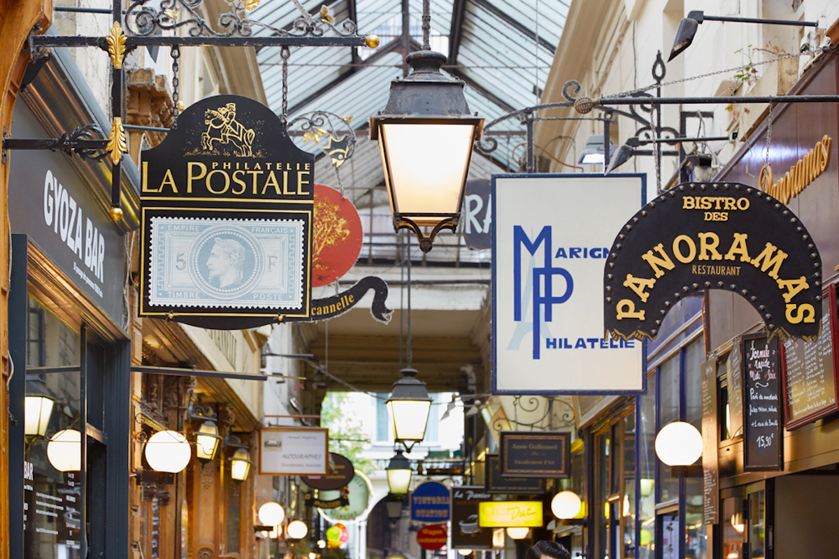 Paris, Passage des Panoramas. 