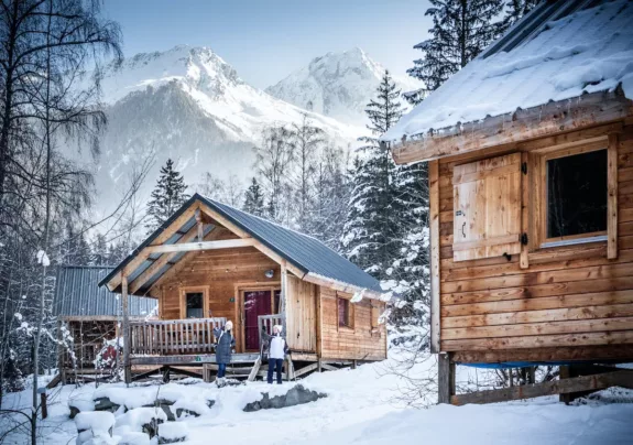 Huttopia winterchalets Franse Alpen