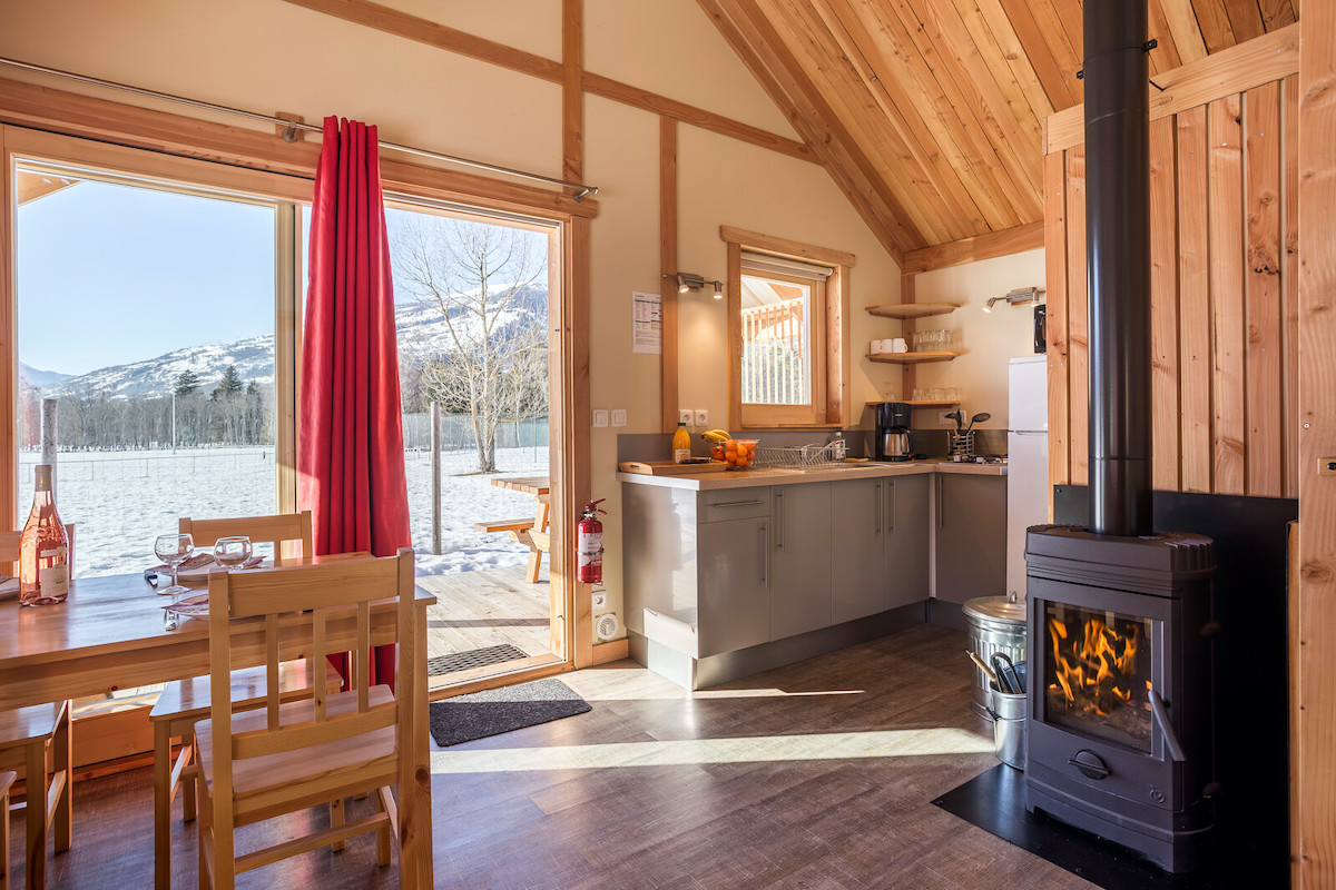 Huttopia winterchalets Franse Alpen Bourg St Maurice