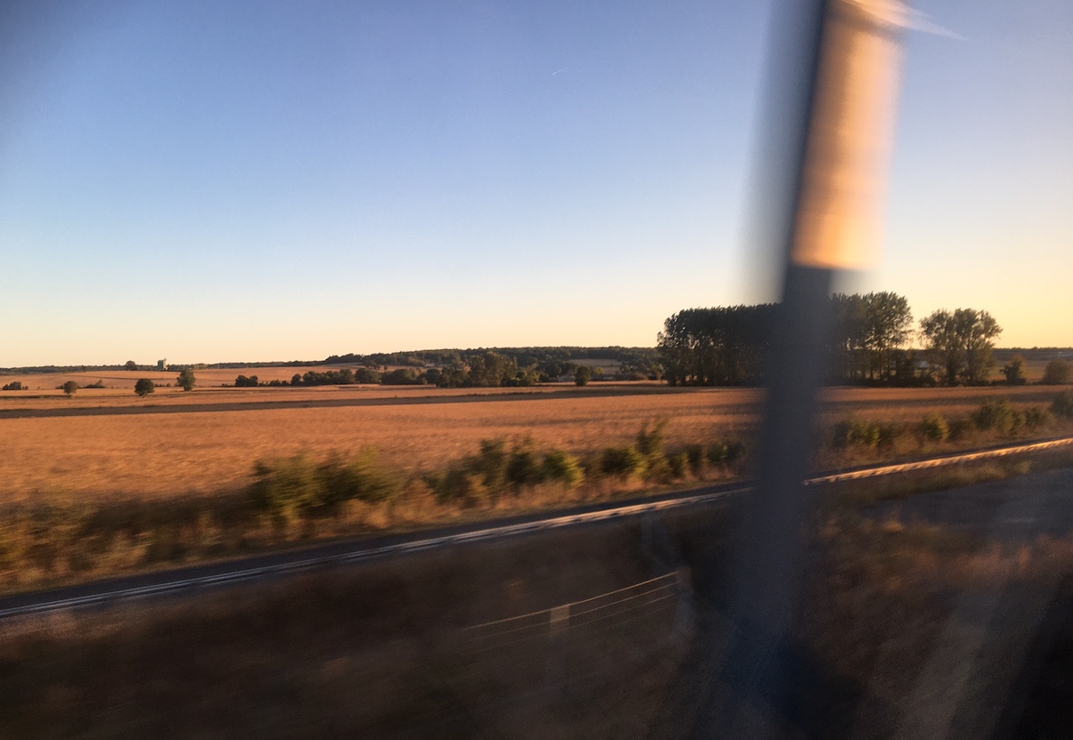 TGV uitzicht treinreizen