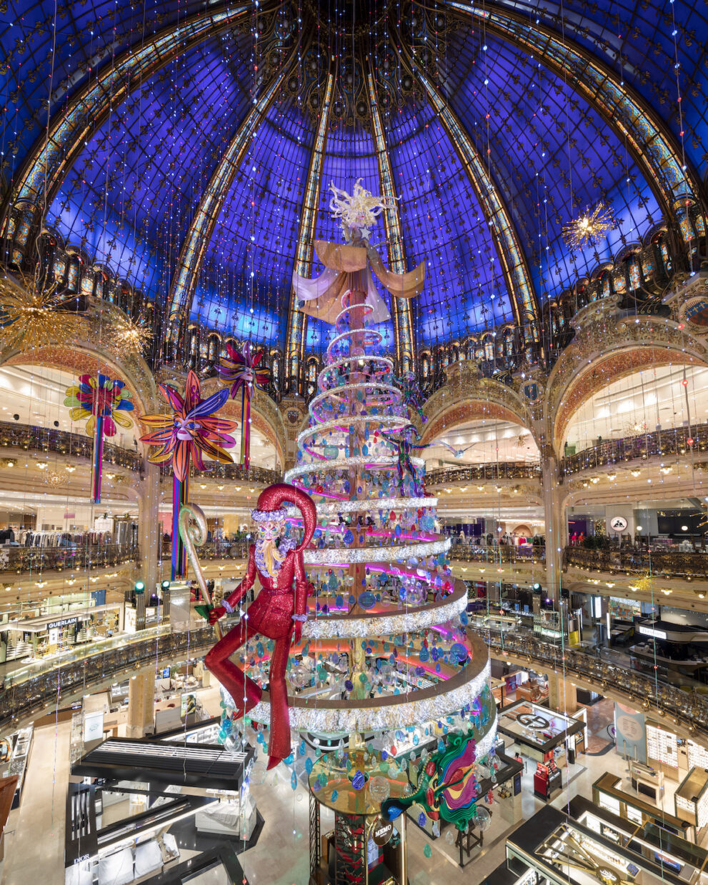 Galeries Lafayette kerstboom 2023