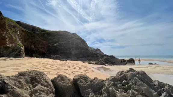 wandern Breatgne Strand Kerou