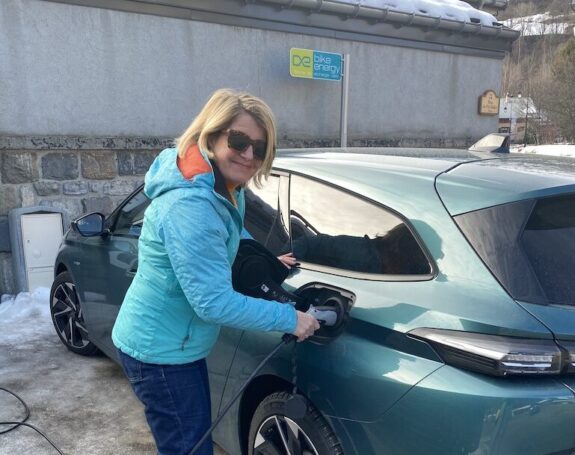 Elektrisch rijden naar de sneeuw
