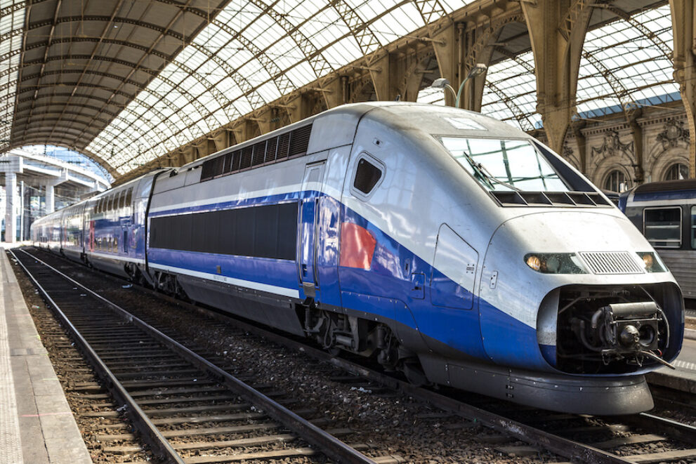 TGV met de trein reizen in Frankrijk Nice