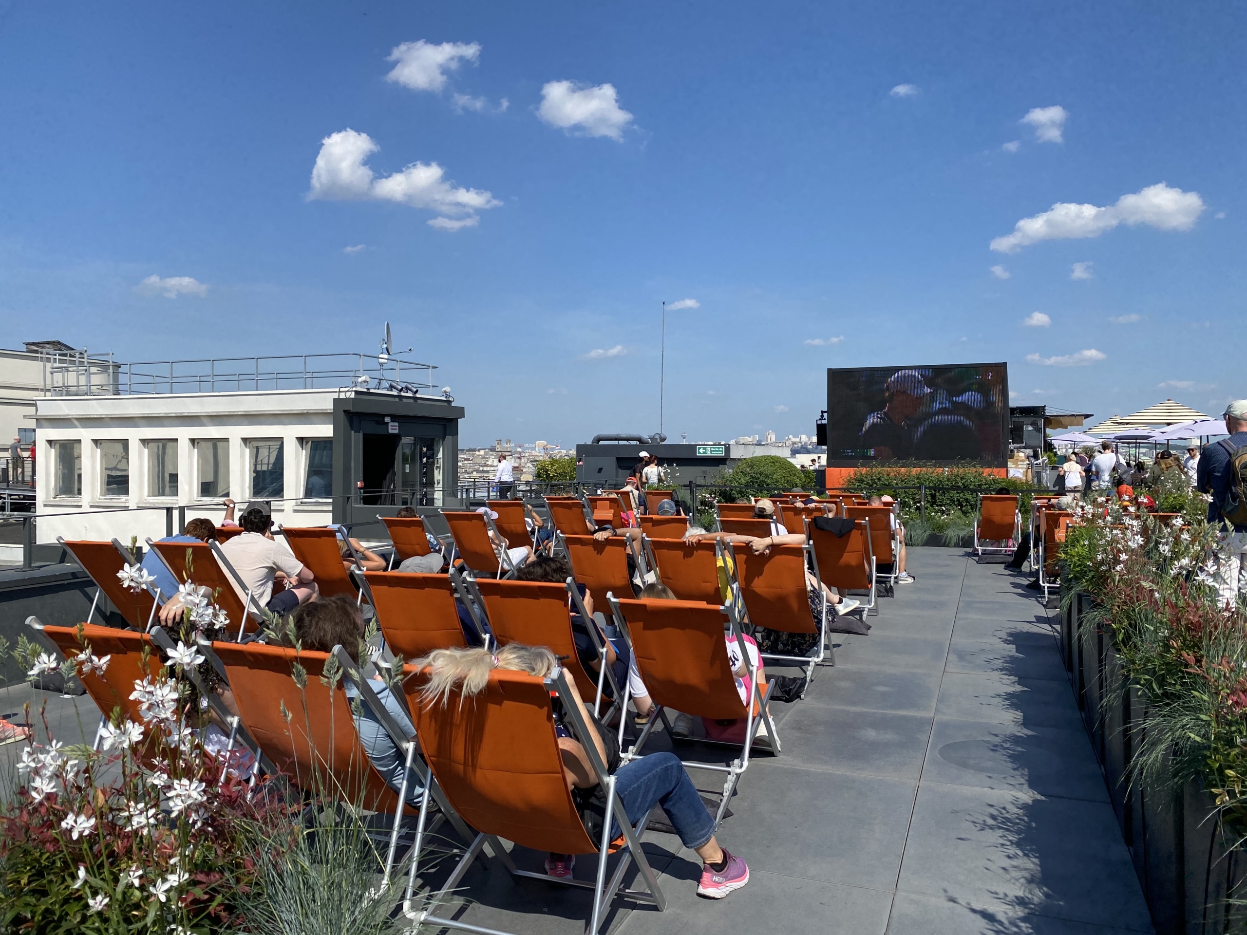 Roland Garros Galerie Lafayette rooftop