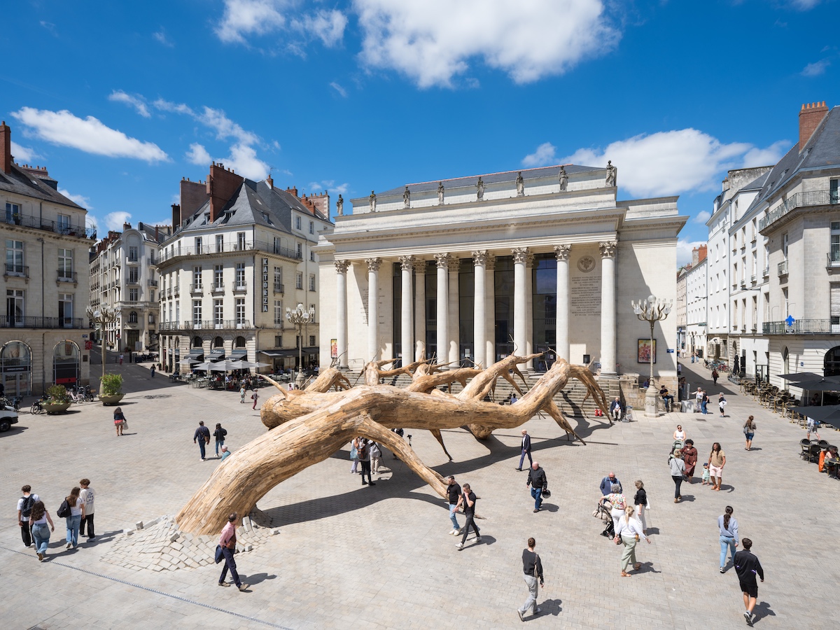 Nantes binnenstad Place Graslin kunst
