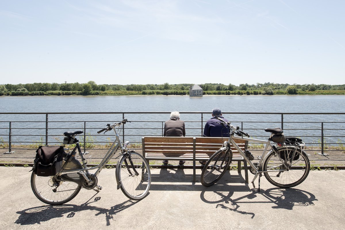 Fietsen langs de Loire bij Nantes