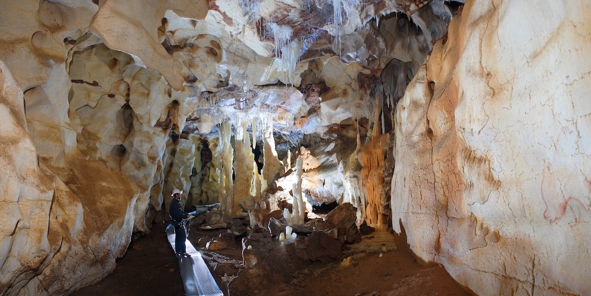 Prehistorische grot van Chauvet-Pont d Arc in Ardeche