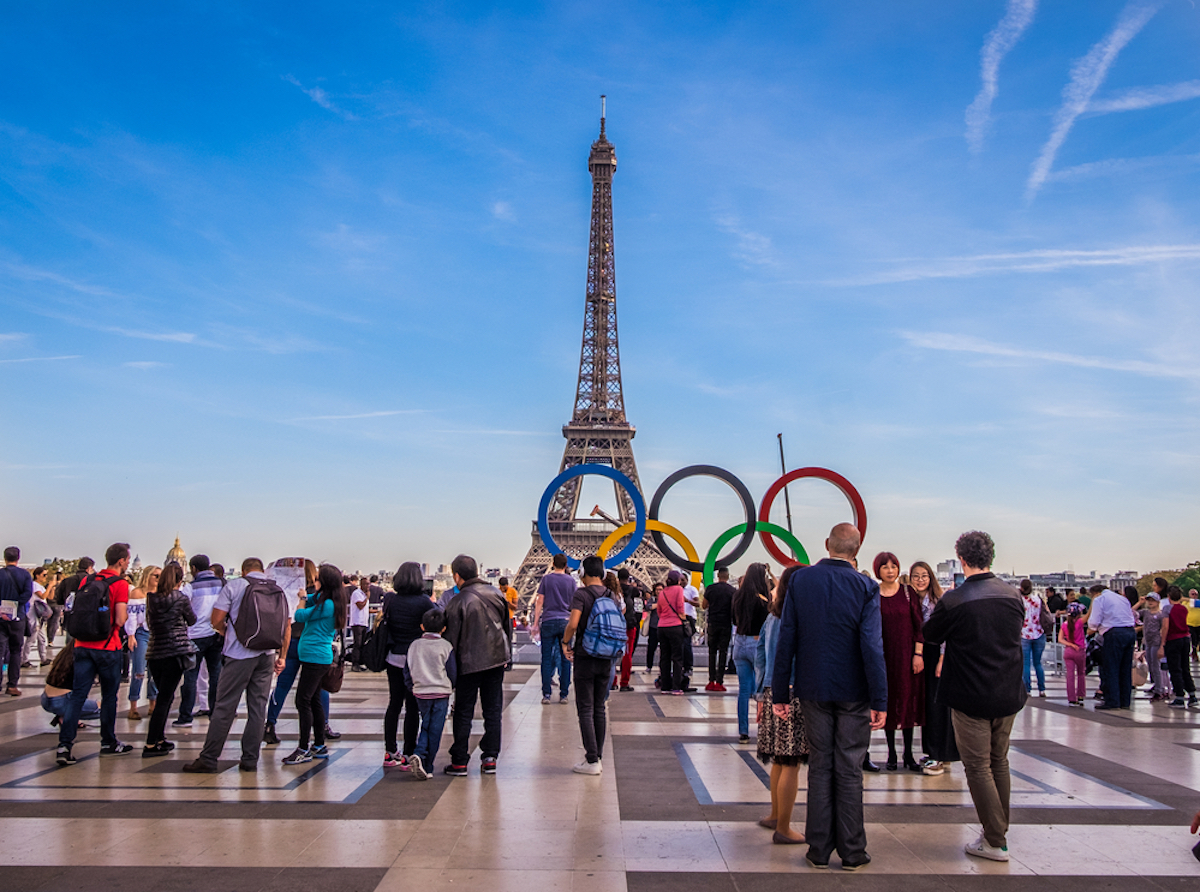 Olympische Spelen Parijs 2024 Eiffeltoren