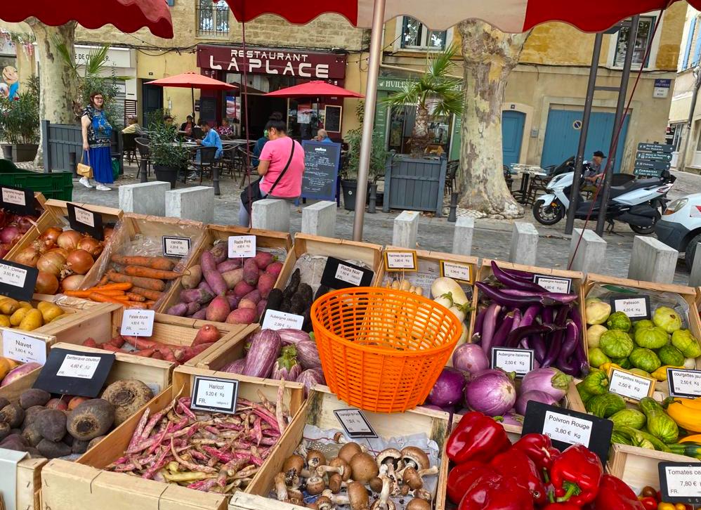 markt in Beaucaire september