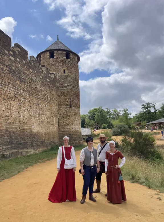 Guedelon kasteel in de Bourgogne