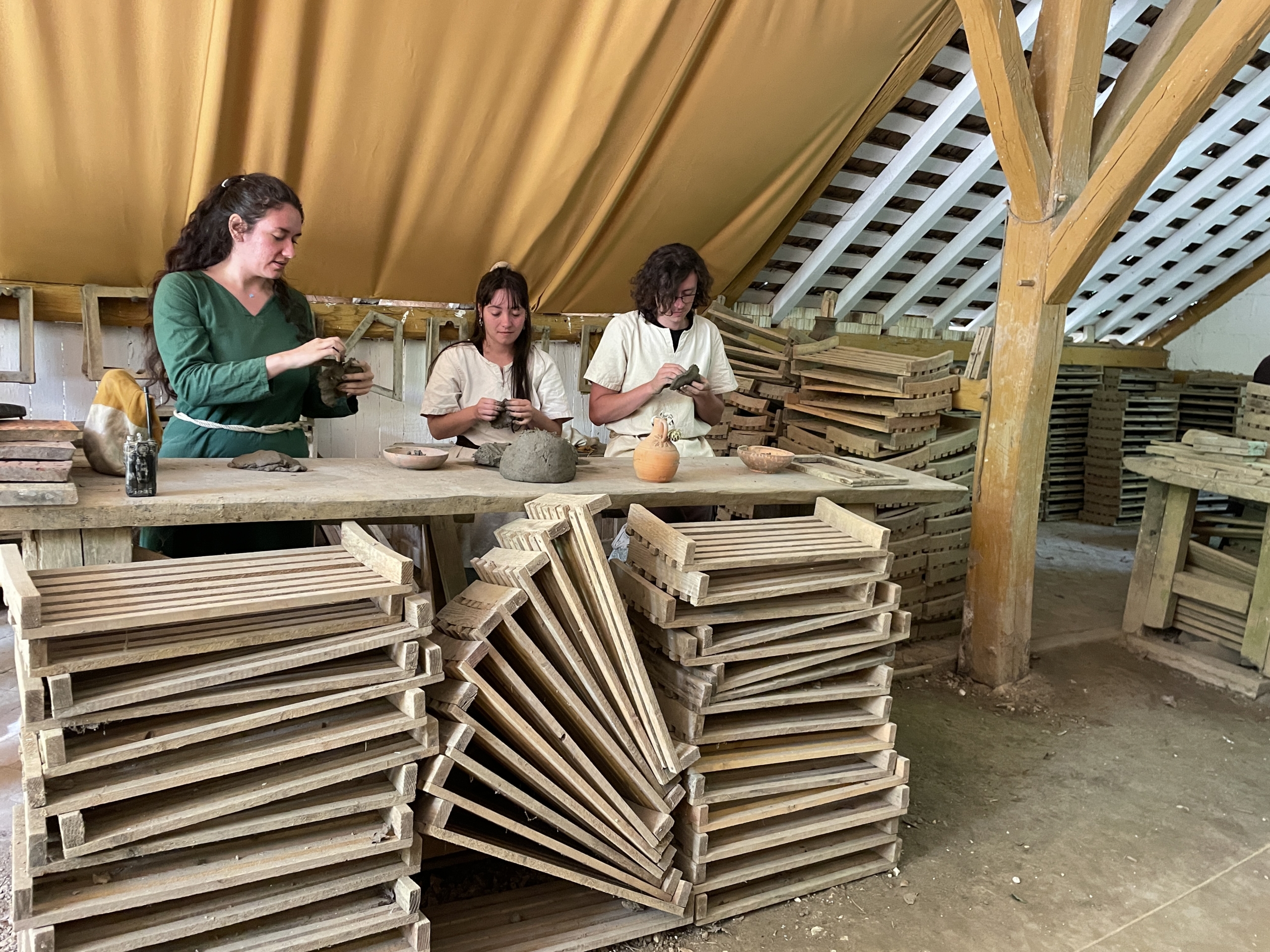 Guedelon kasteel in de Bourgogne