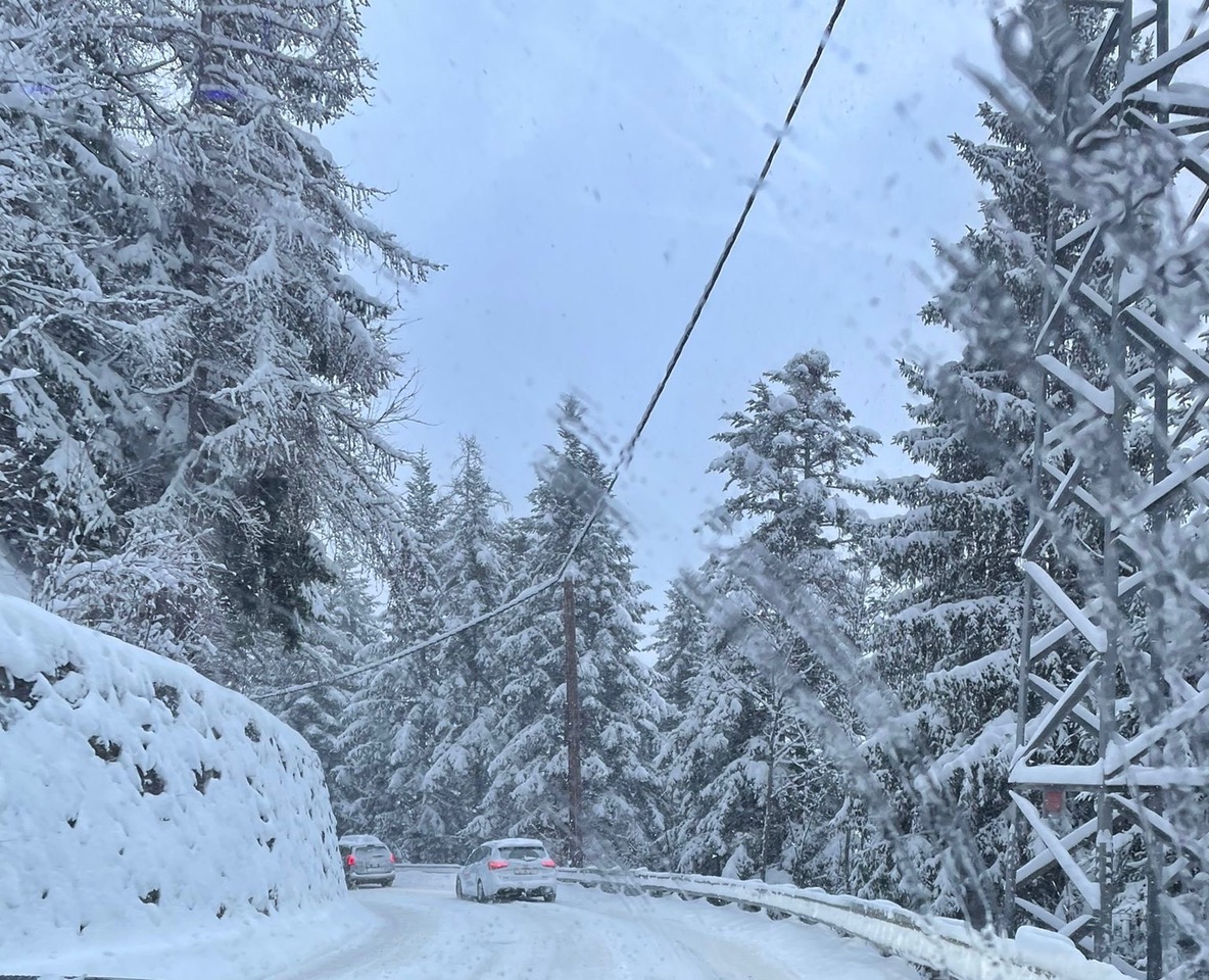 rijden in de bergen wintersport Frankrijk