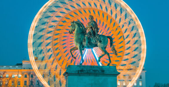 Fete des Lumieres Lyon Place Bellecour
