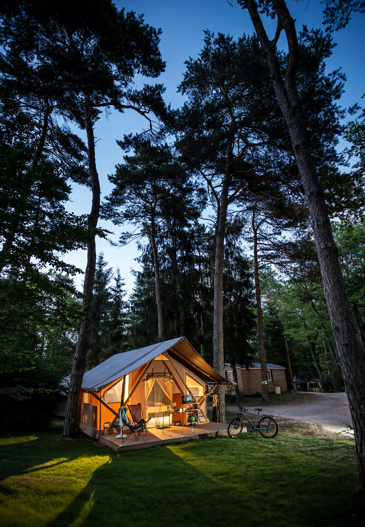 Huttopia camping aan het meer van Genève