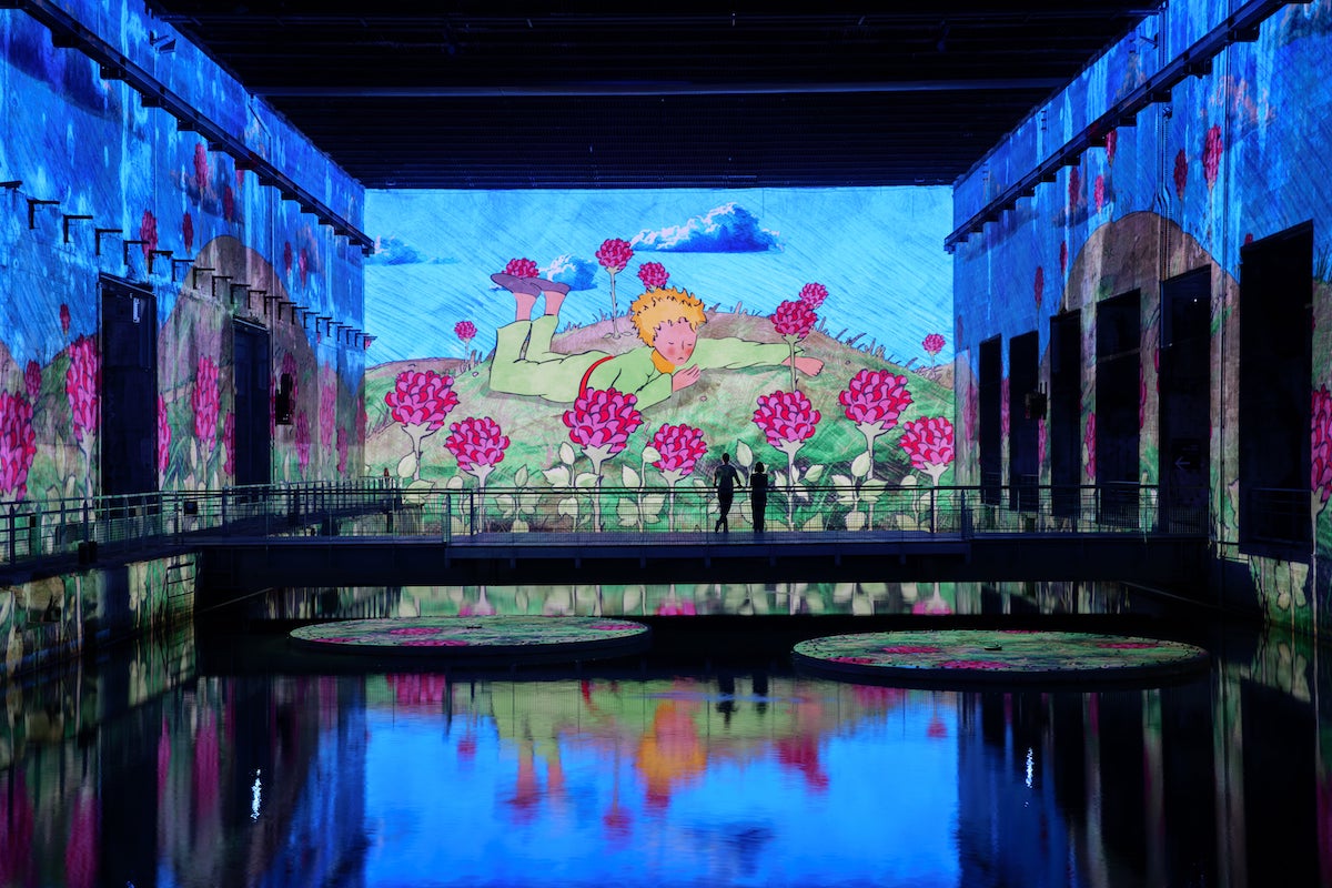 Bassin des Lumieres in Bordeaux Le Petit Prince