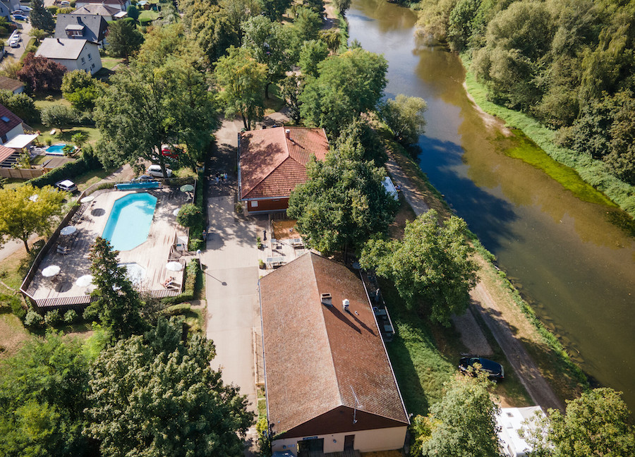 camping bij Colmar in de Elzas