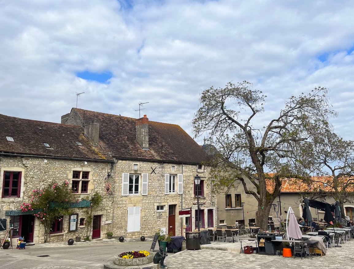 Chauvigny middeleeuws dorp bij Poitiers