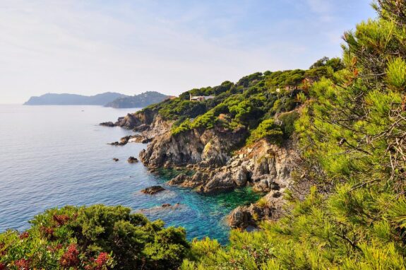 Porquerolles eilanden voor de Zuid-Franse kust Hyeres