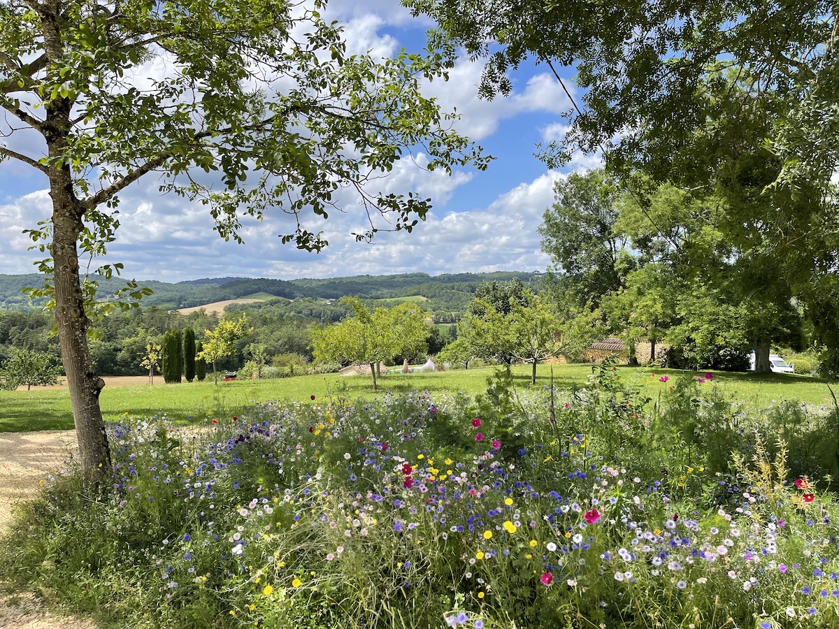 Domaine de Belbouys in de Lot vakantiehuizen bij kasteeltje uitzicht