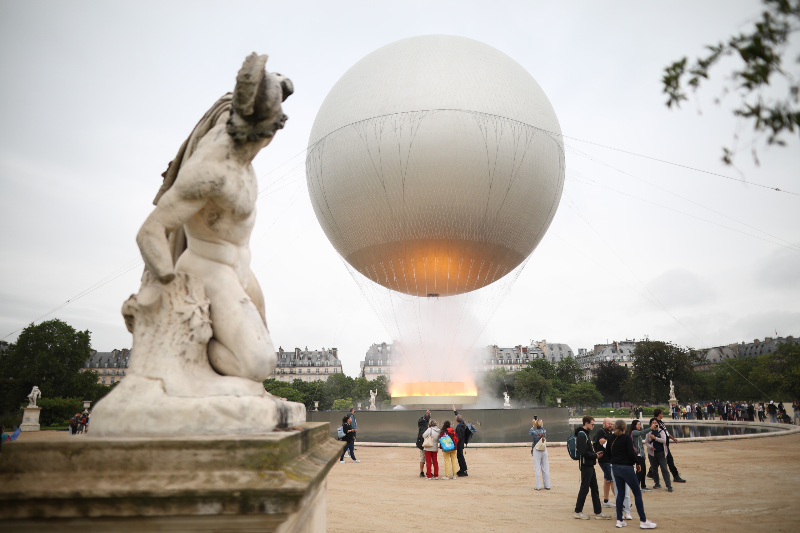 OLympische Spelen vlam ballon