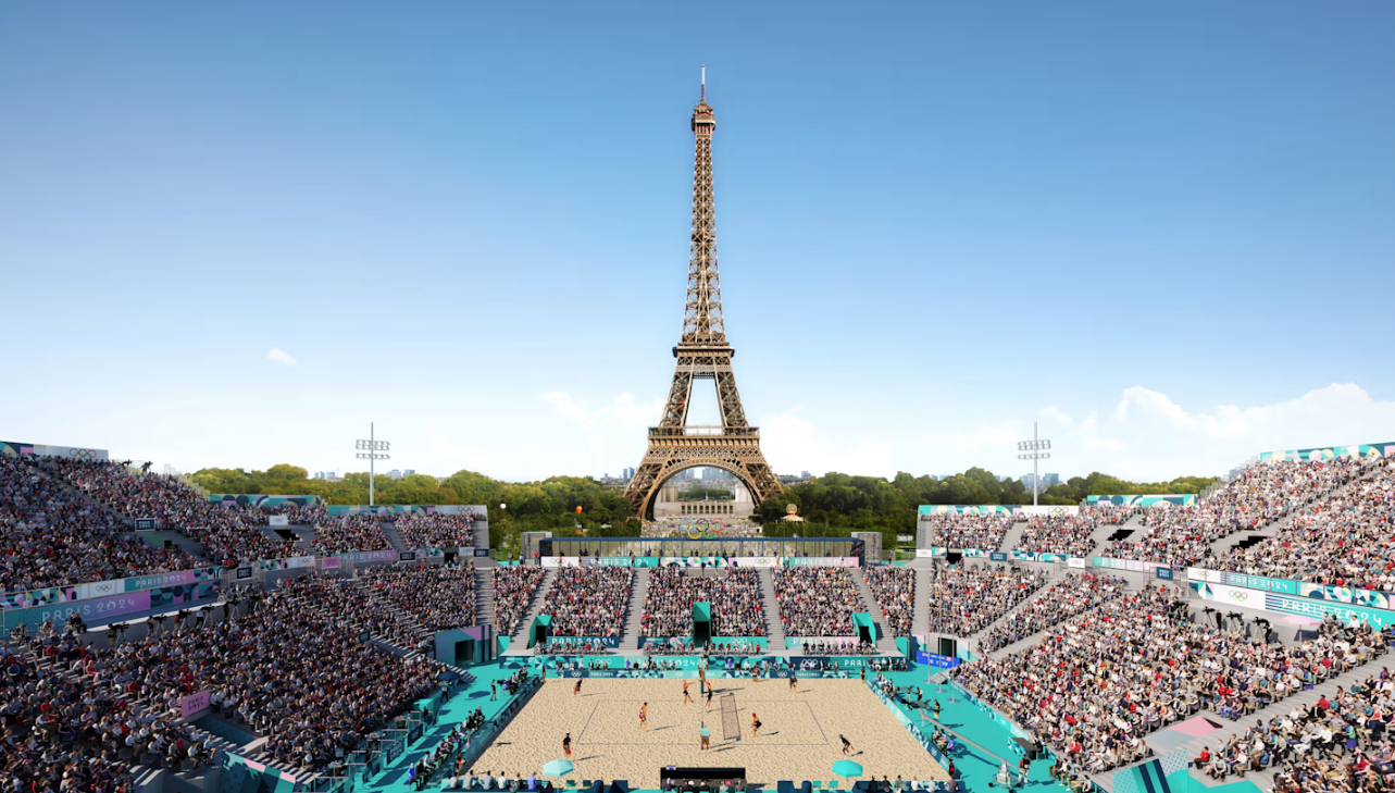 Beach volleybal olympische spelen Parijs