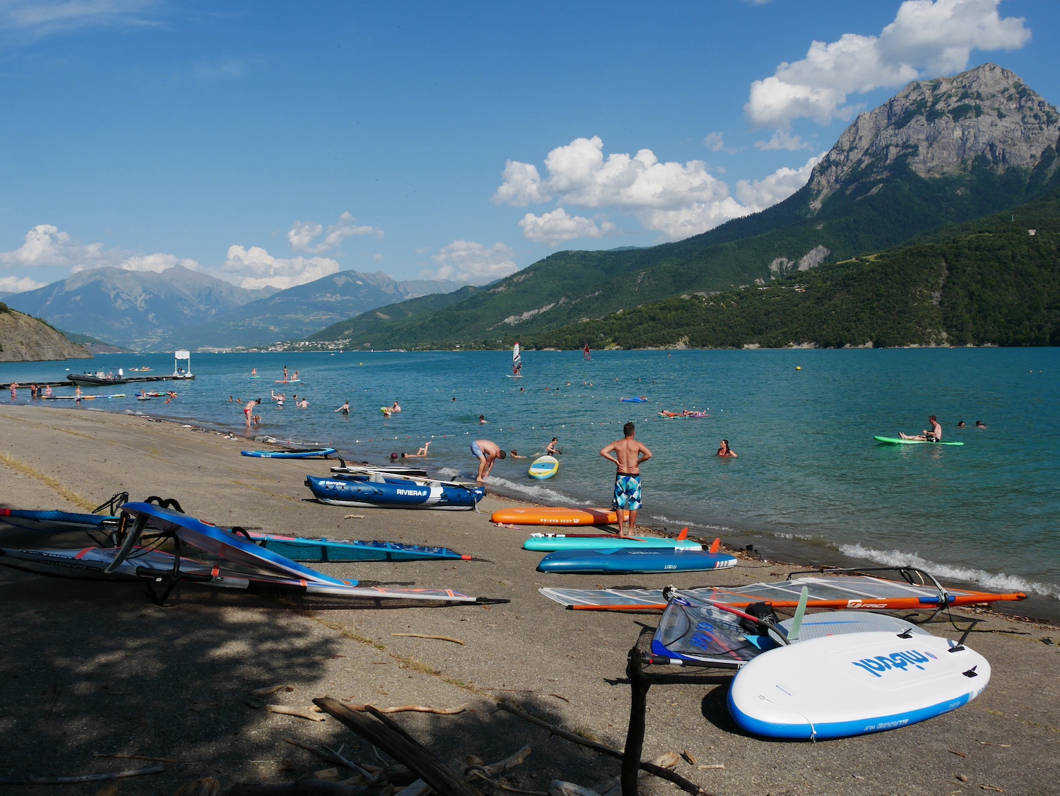 watersport lac de Serre Poncon