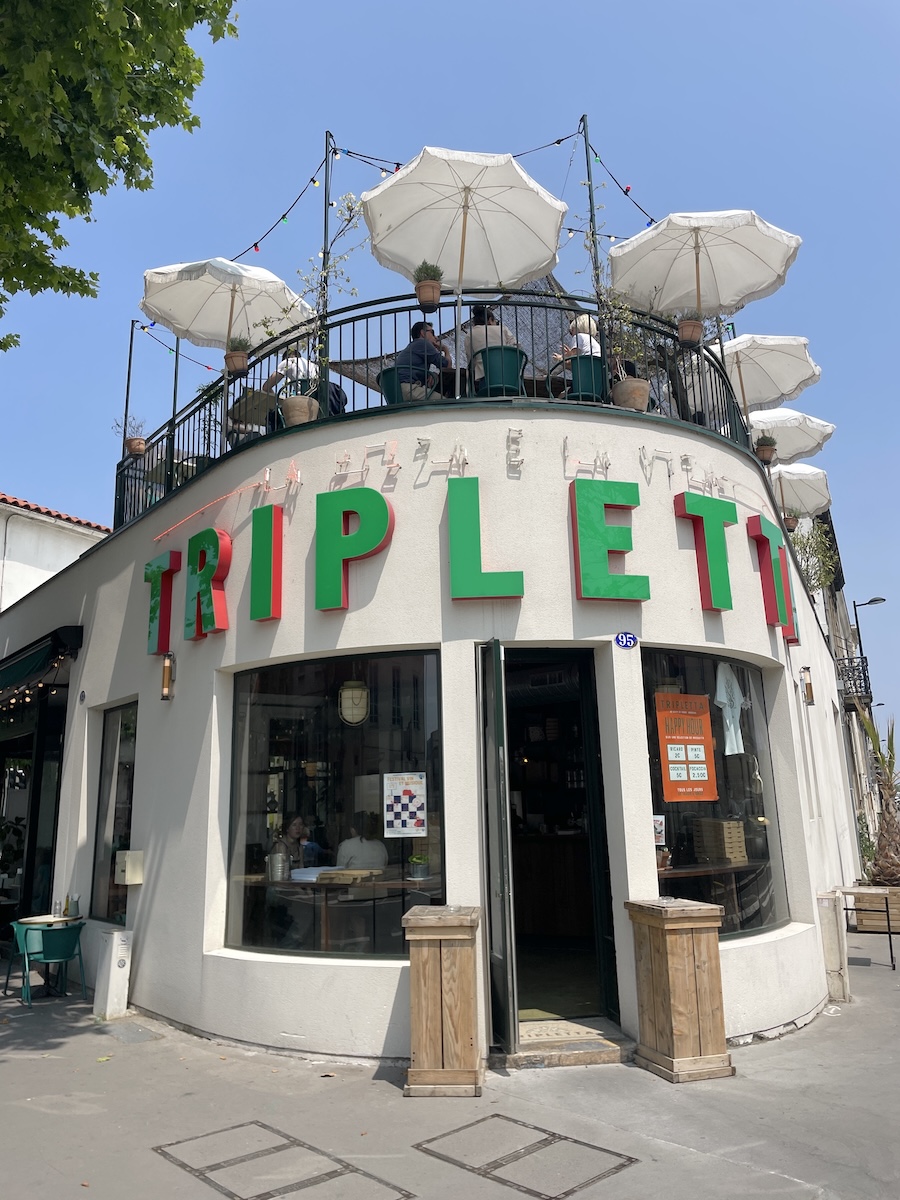 Bordeaux hip pizza restaurant