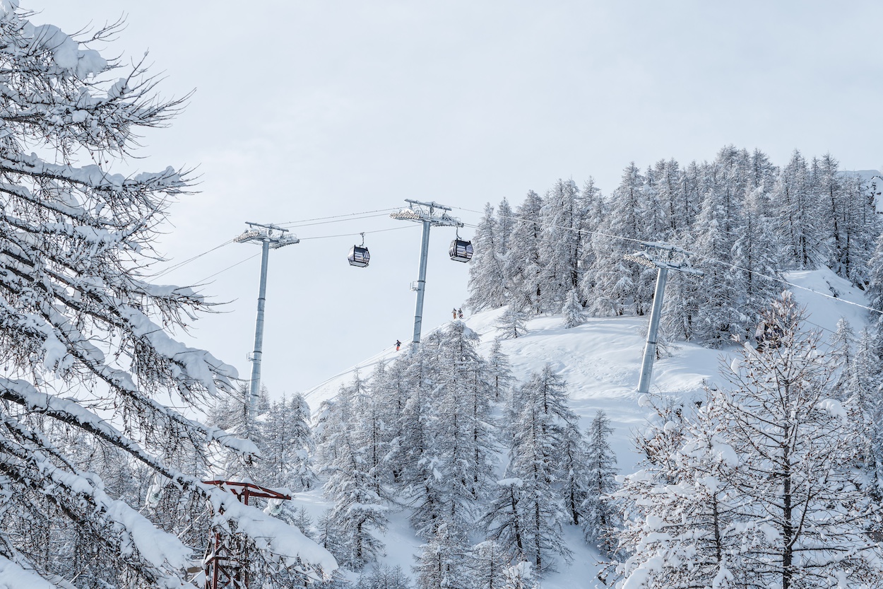 Pontillas gondel in Serre Chevalier