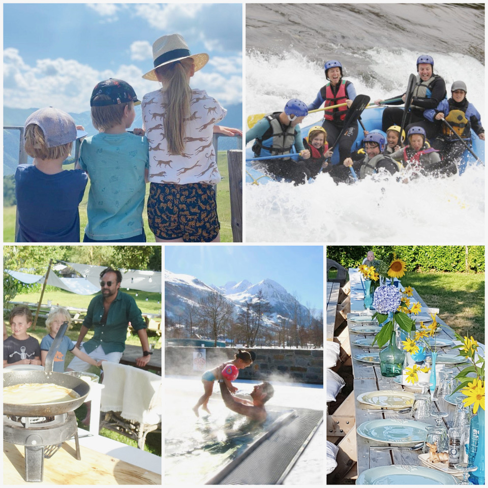 vakantiehuizen op vakantiedomein bij de Pyreneeen bergen