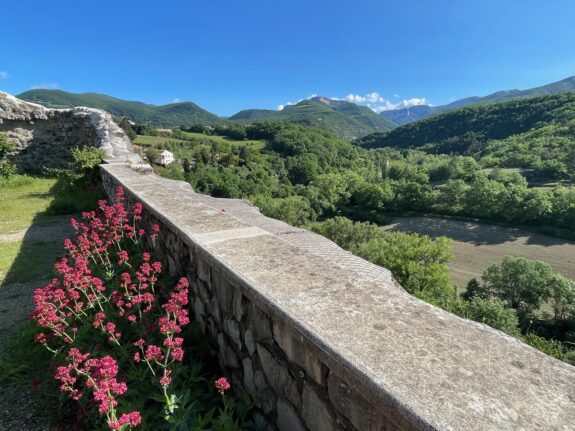 Drôme vallei uitzicht