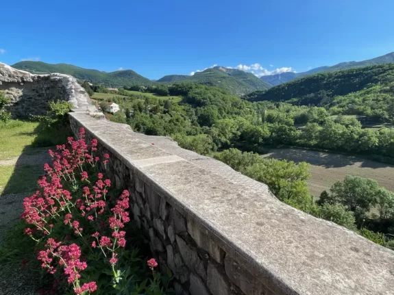 Drôme vallei uitzicht