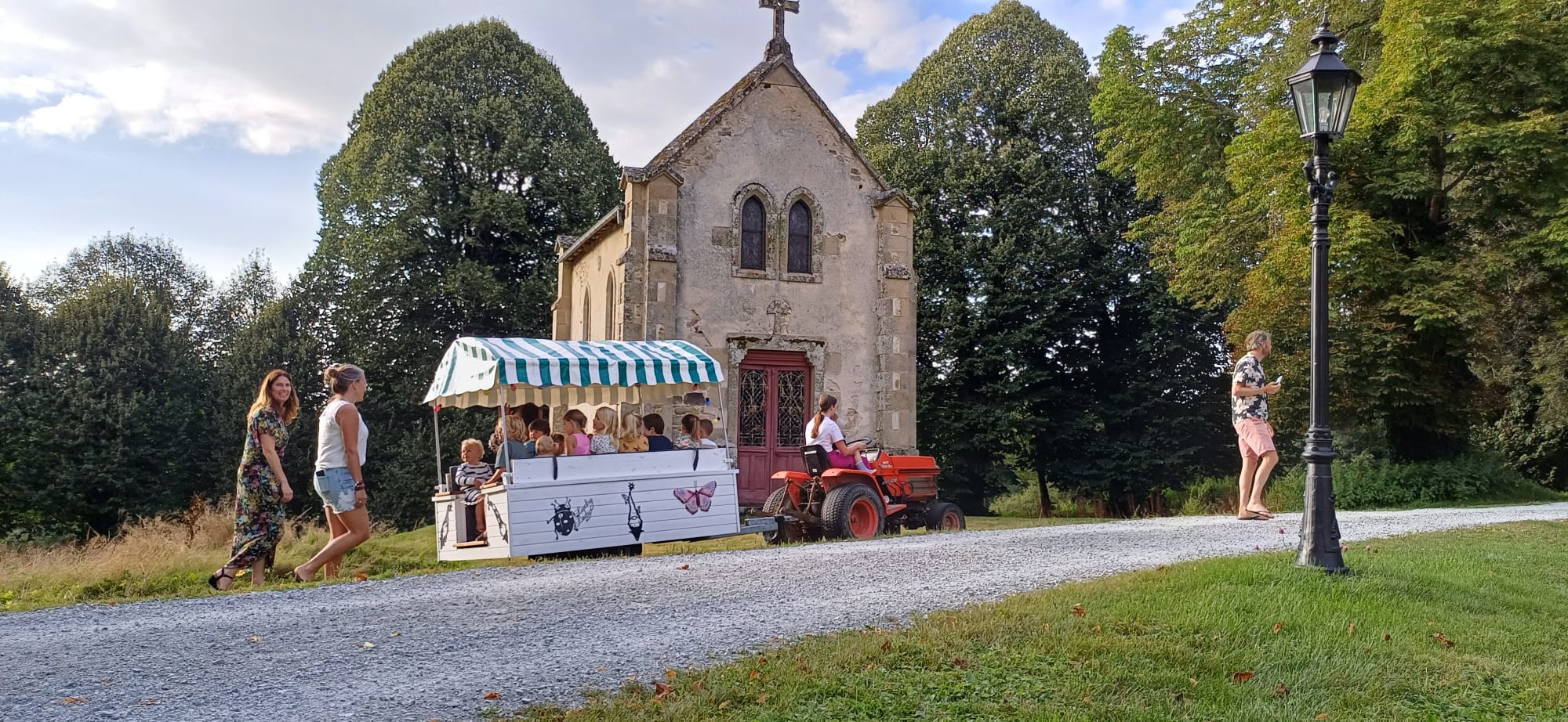 vakantie met kinderen gezinnen Abbaye du Palais