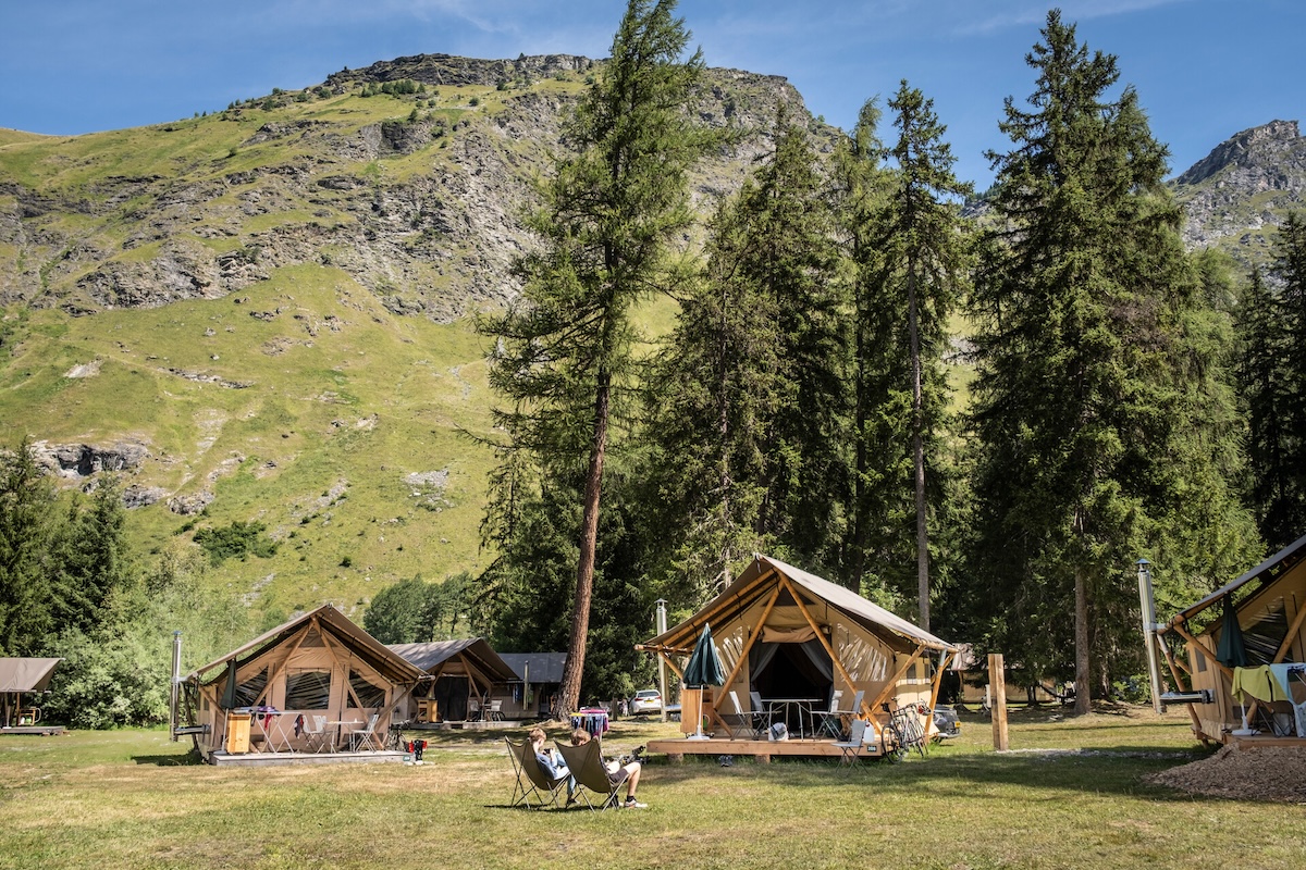 Huttopia Vallouise camping in de bergen