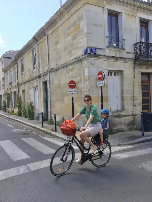 Fietsen in Bordeaux met kinderen