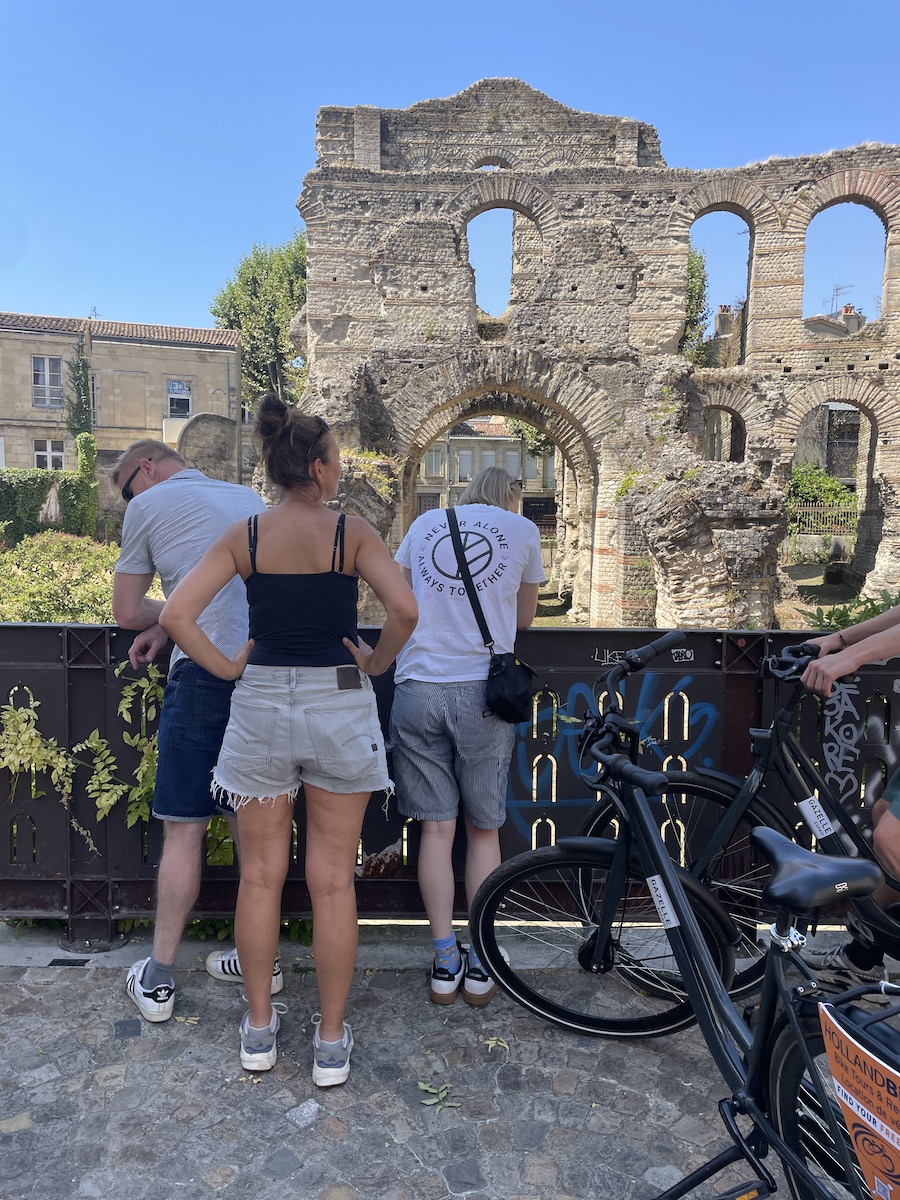 Nederlandse rondleiding op de fiets in Bordeaux