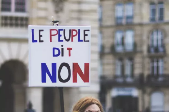 demonstraties en stakingen in Frankrijk