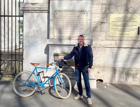 Michiel Janzen rondleidingen WO2 in Lyon