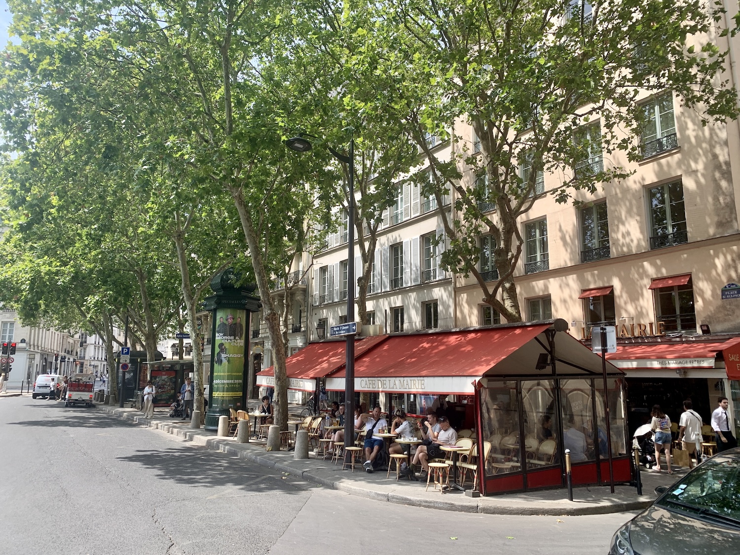 terrassen in Parijs Place Saint-Sulpice
