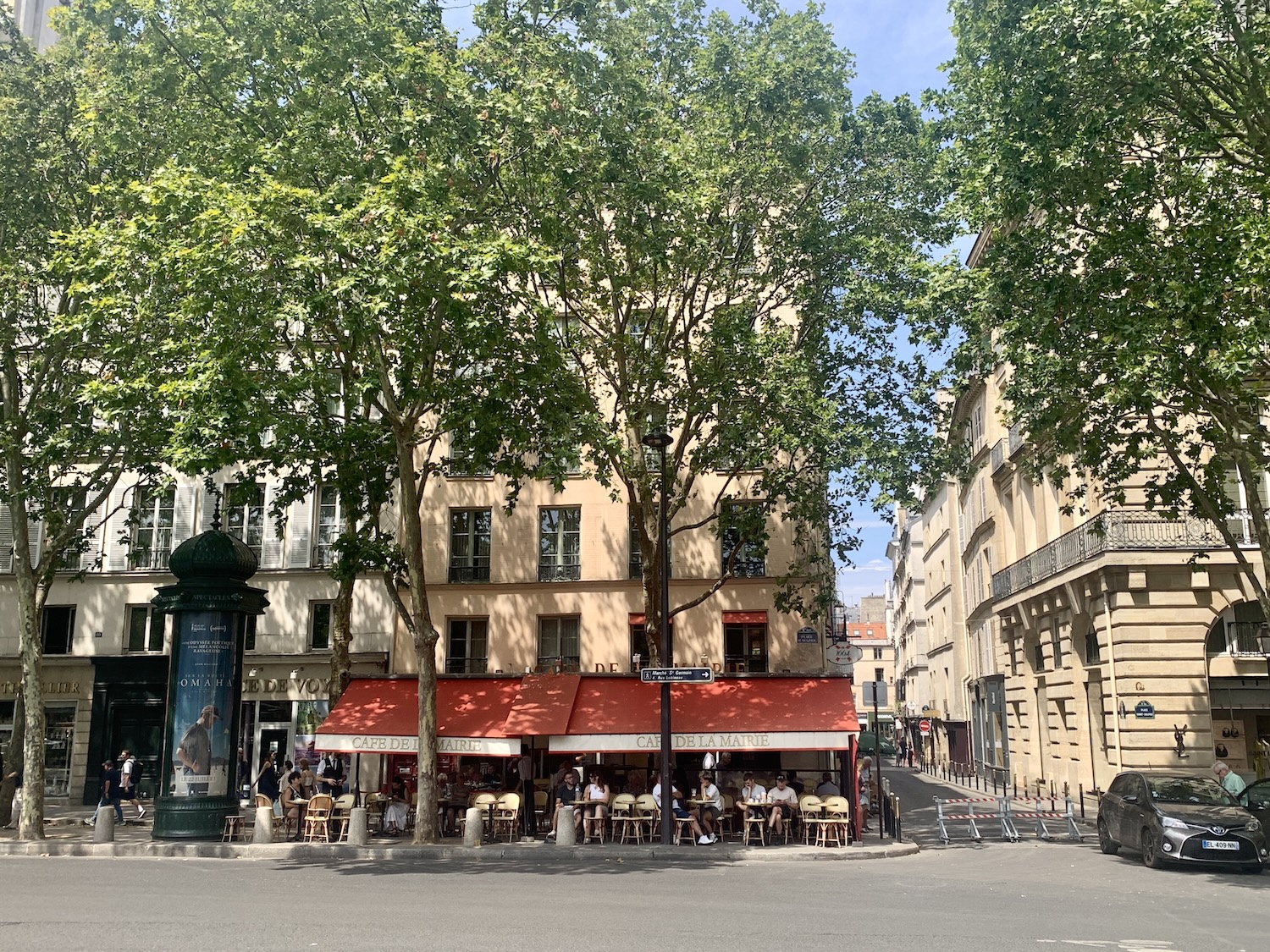terrassen in Parijs Place Saint-Sulpice