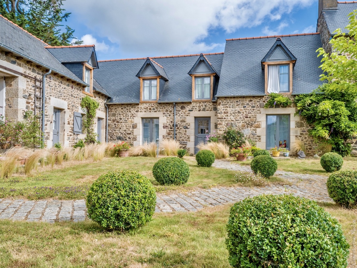 vakantiehuizen in een oude boerderij in Bretagne