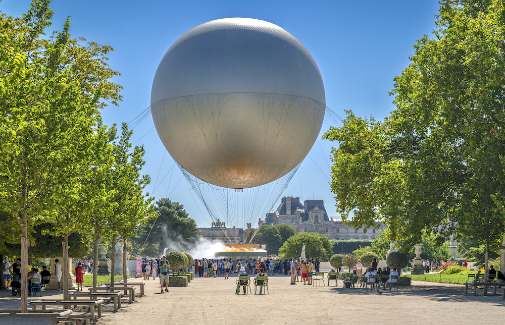 olympische vlam in Parijs